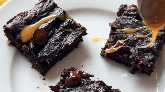 4-Ingredient Banana Fudge Brownies