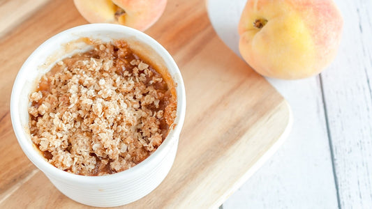 Single-Serving Peach Crisp
