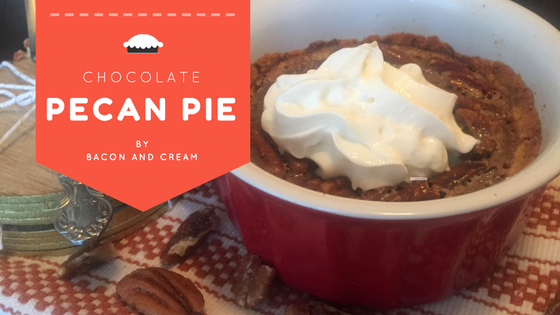 Low carb chocolate pecan pie