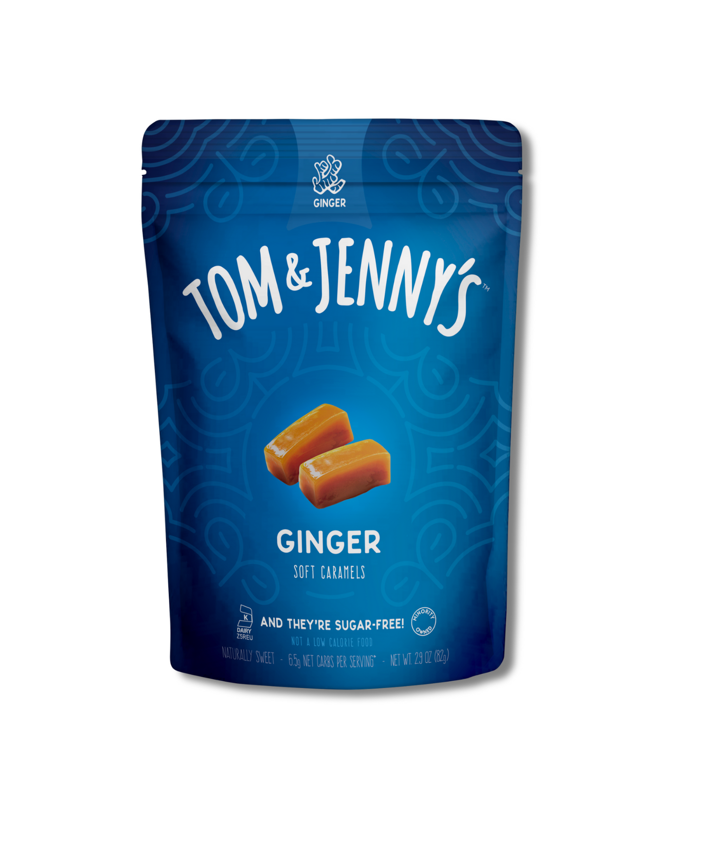 Single bag of ginger caramel