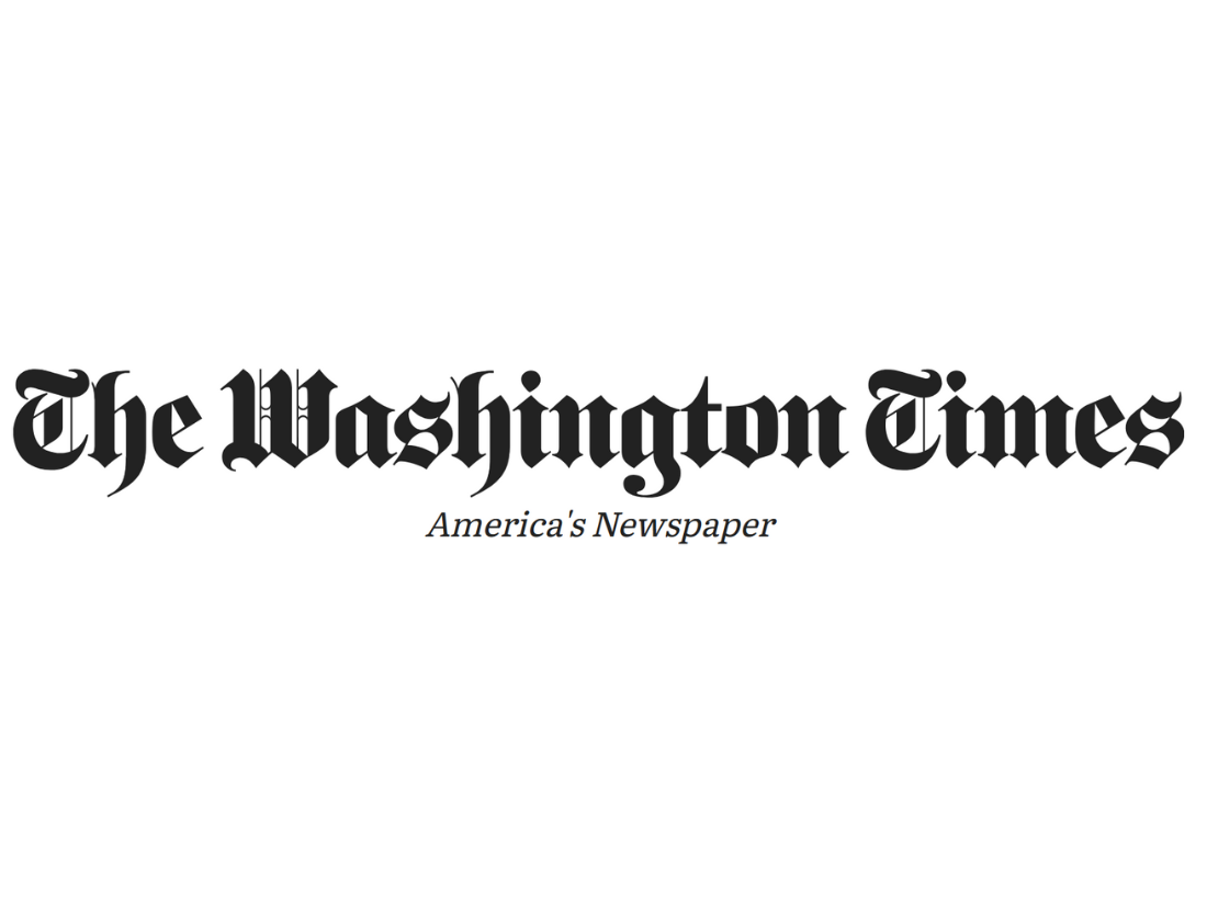 Imaging of "The Washington Times" logo