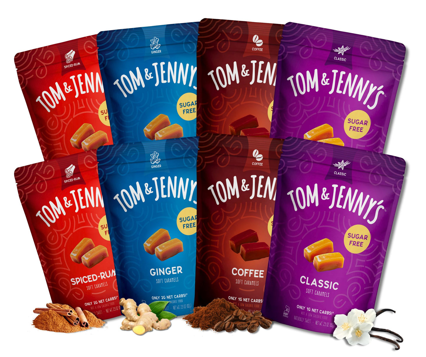 *NEW* Sugar Free Soft Caramels Variety 8-Pack