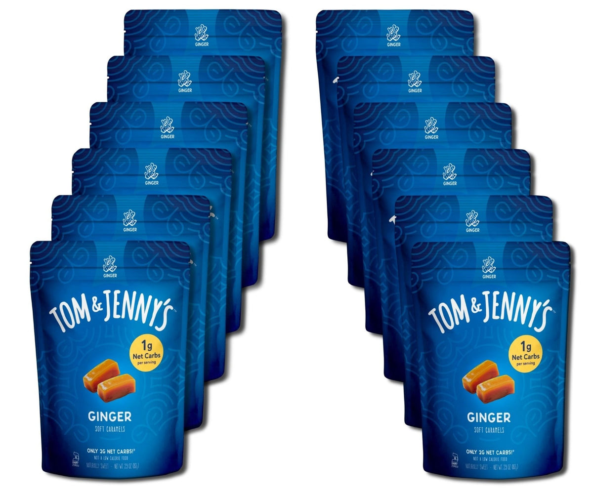 Ginger Soft Caramels Multi-Pack - Tom & Jenny's
