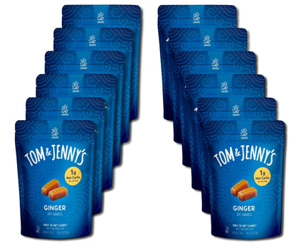 Ginger Soft Caramels Multi-Pack - Tom & Jenny's